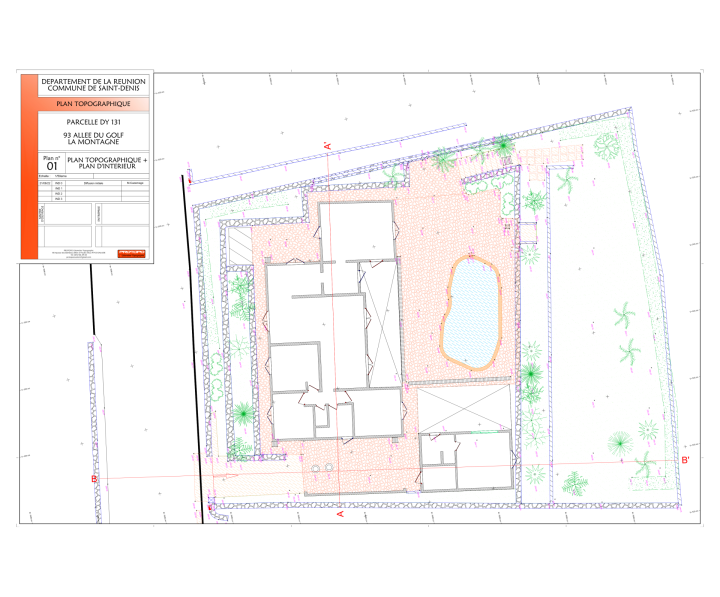 Plans intérieurs La Réunion