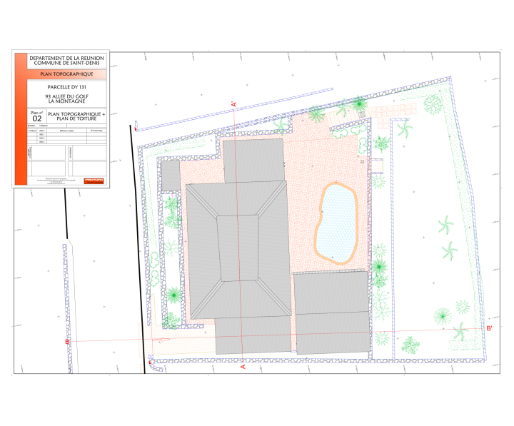 Plans topographiques La Réunion