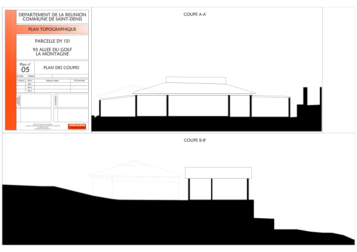 Plan de façade La Réunion