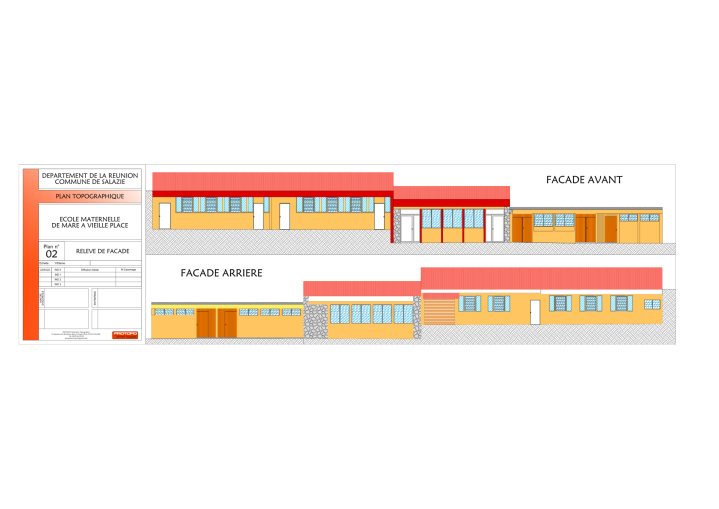 Plan de façade La Réunion
