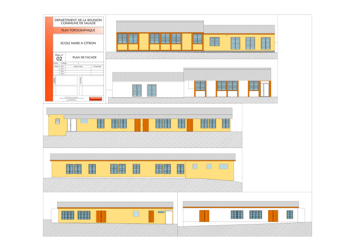 Plan de façade La Réunion