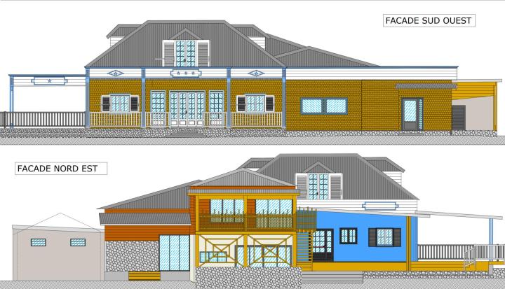 Plan de façade La Réunion