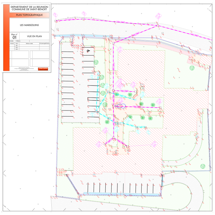 Plans topographiques La Réunion