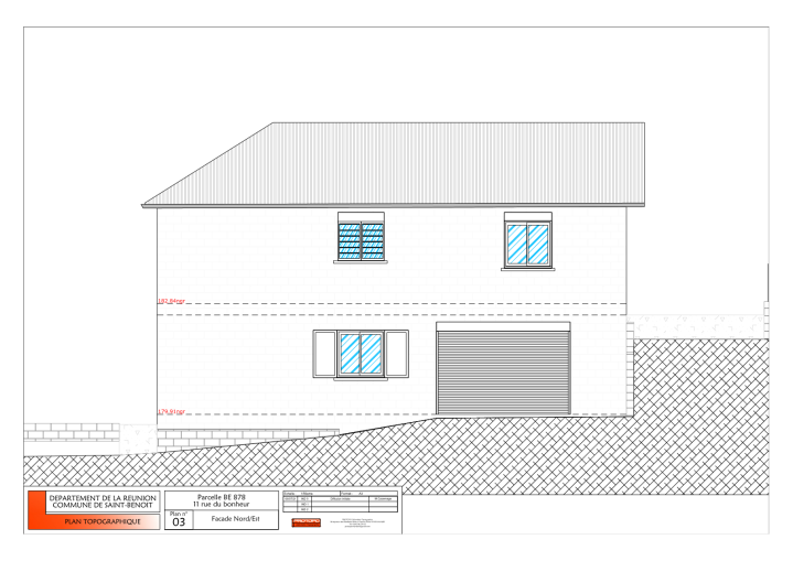 Plan de façade La Réunion