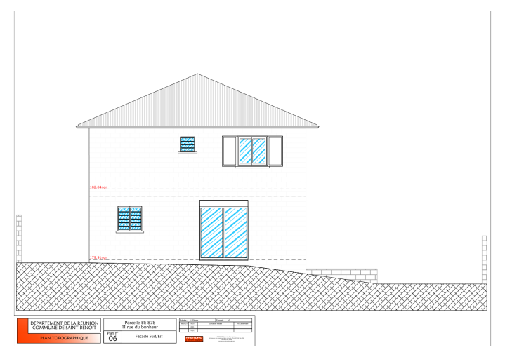 Plan de façade La Réunion
