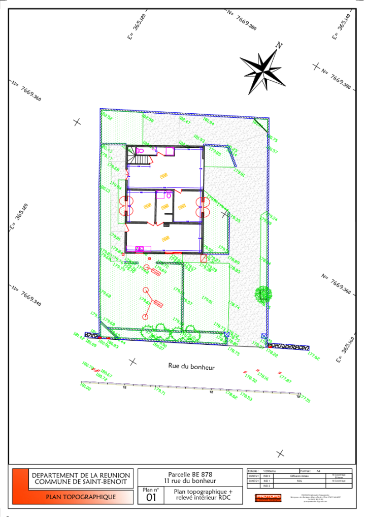 Plans intérieurs La Réunion