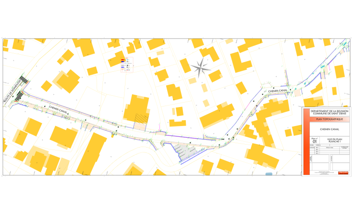 Plans topographiques La Réunion