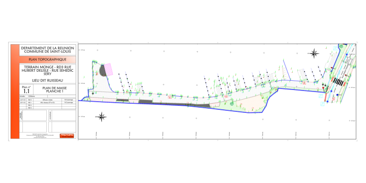 Plans topographiques La Réunion